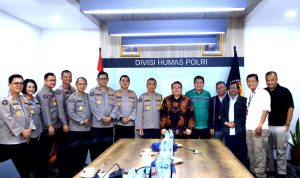 Humas Polri Dan Smsi Perkuat Kolaborasi Wujudkan Pemilu Damai 2