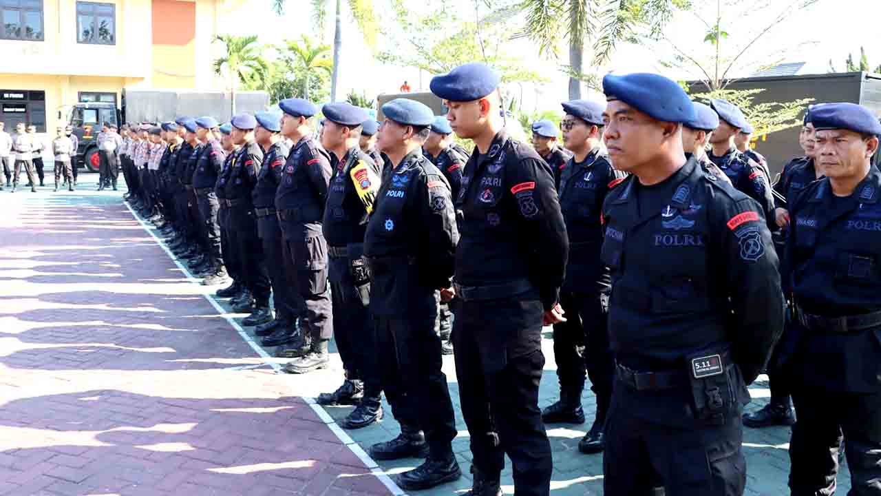 Polres Magetan Terjunkan 619 Personel Gabungan Amankan Pilkades Serentak Di 30 Desa