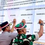 Polres lamongan gelar apel kebangsaan